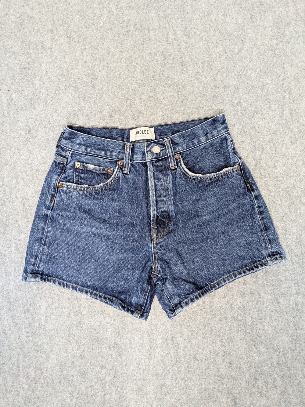 AGOLDE Parker Long Size 25 High Rise Women's Shorts